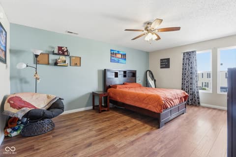 Bedroom at 9711 W Stargazer Drive, Pendleton, IN