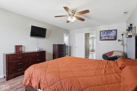 Bedroom at 9711 W Stargazer Drive, Pendleton, IN