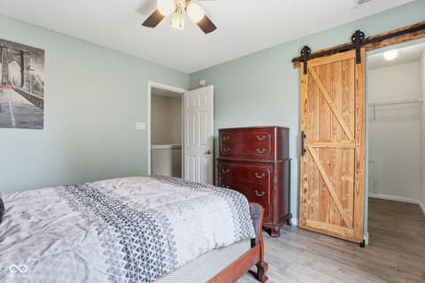 Bedroom at 9711 W Stargazer Drive, Pendleton, IN