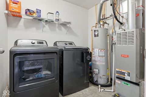 Laundry room at 9711 W Stargazer Drive, Pendleton, IN