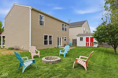 Backyard at 9711 W Stargazer Drive, Pendleton, IN