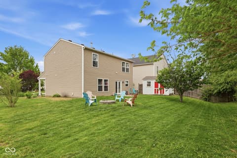Backyard at 9711 W Stargazer Drive, Pendleton, IN