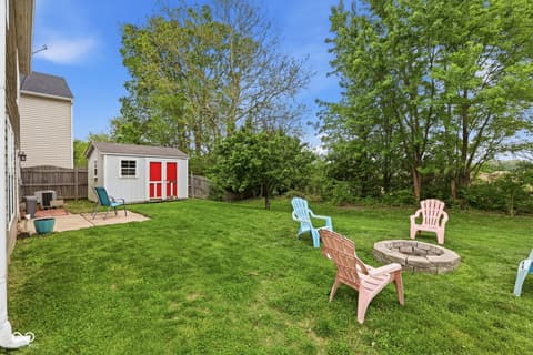 Yard at 9711 W Stargazer Drive, Pendleton, IN