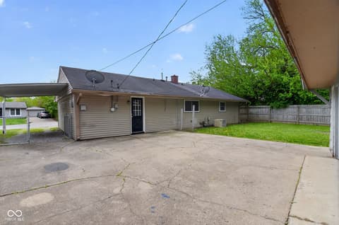 Backyard at 9846 Catalina Drive, Indianapolis, IN