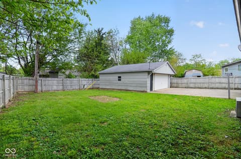 Yard at 9846 Catalina Drive, Indianapolis, IN