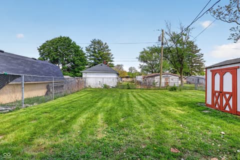 Yard at 2745 Caroline Avenue, Indianapolis, IN