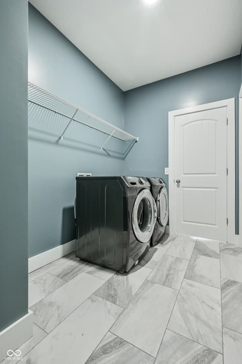 Laundry room at 8906 Banner Drive, Brownsburg, IN