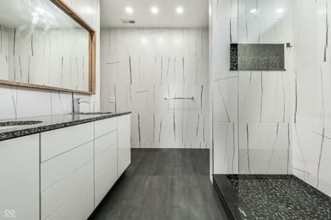 Primary bathroom at 8906 Banner Drive, Brownsburg, IN