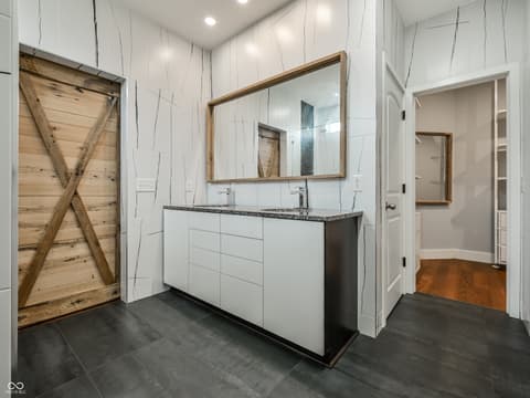 Primary bathroom at 8906 Banner Drive, Brownsburg, IN