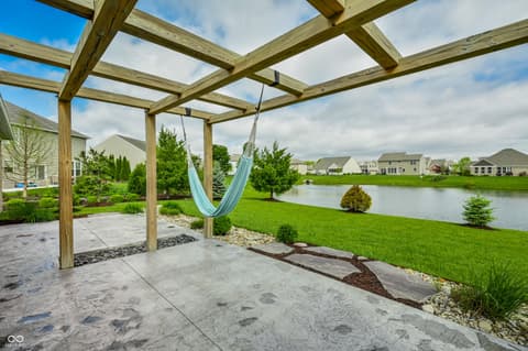 Outdoor living area at 8906 Banner Drive, Brownsburg, IN