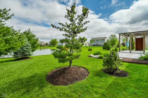 Yard at 8906 Banner Drive, Brownsburg, IN