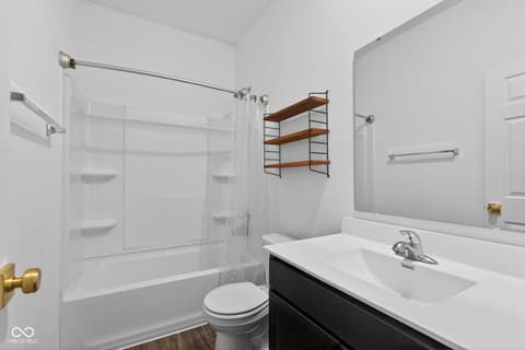 Bathroom at 1453 Silver Pine Lane, Sheridan, IN
