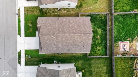 Aerial view at 1453 Silver Pine Lane, Sheridan, IN