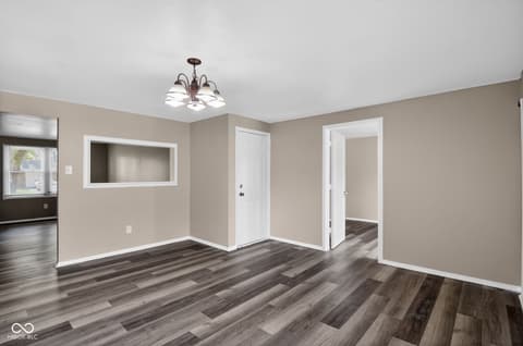 Dining room at 1945 Schwier Court, Indianapolis, IN
