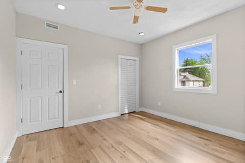 Bedroom at 624 Eugene Street, Indianapolis, IN