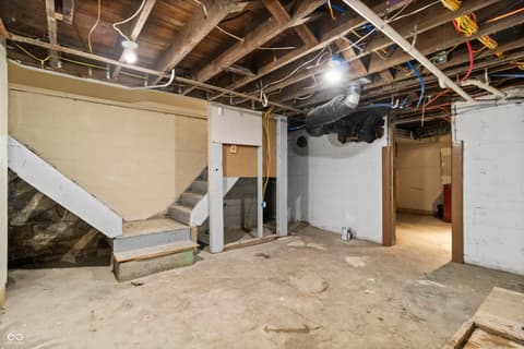 Basement at 624 Eugene Street, Indianapolis, IN