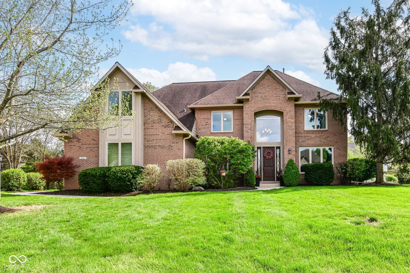 Front exterior at 5251 Cheyenne Moon, Carmel, IN
