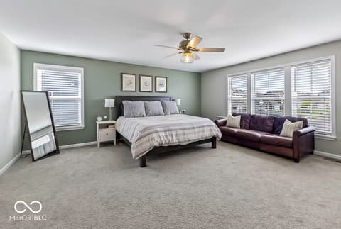 Primary bedroom at 5233 Rum Cherry Way, Indianapolis, IN