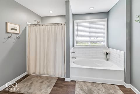 Primary bathroom at 5233 Rum Cherry Way, Indianapolis, IN