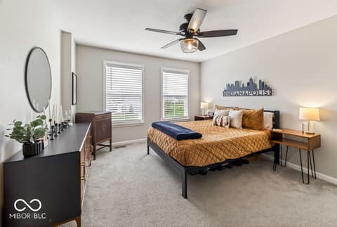 Bedroom at 5233 Rum Cherry Way, Indianapolis, IN