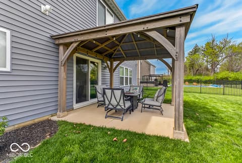 Backyard at 5233 Rum Cherry Way, Indianapolis, IN