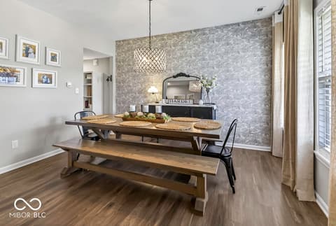 Dining room at 5233 Rum Cherry Way, Indianapolis, IN