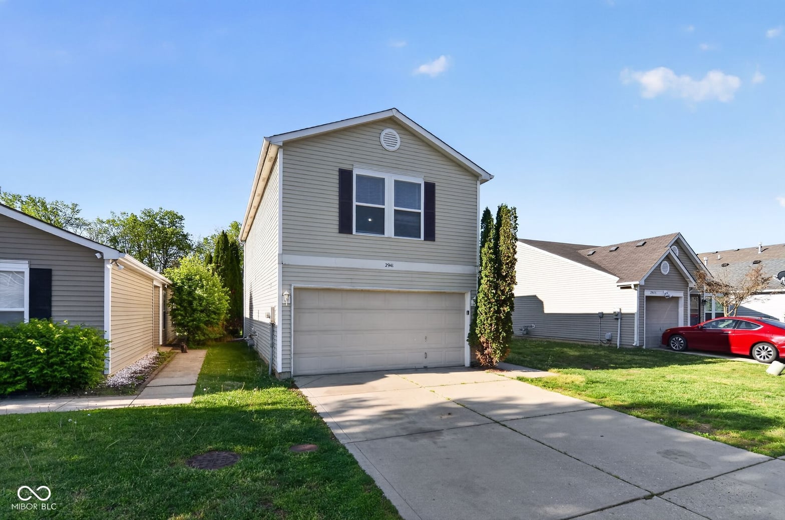 Front exterior at 2941 Redland Lane, Indianapolis, IN