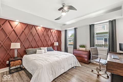 Primary bedroom at 1048 Saint Peter Street, Indianapolis, IN