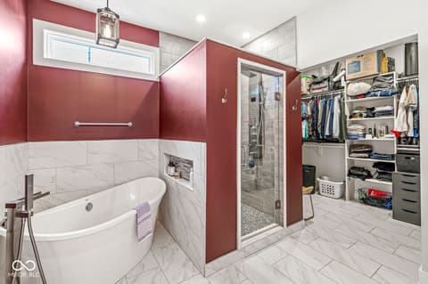 Primary bathroom at 1048 Saint Peter Street, Indianapolis, IN