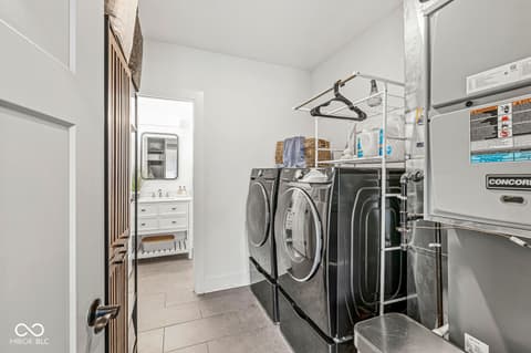 Laundry room at 1048 Saint Peter Street, Indianapolis, IN
