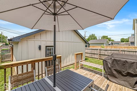 Outdoor living area at 1048 Saint Peter Street, Indianapolis, IN