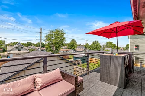 Balcony — 1048 Saint Peter Street, Indianapolis, IN