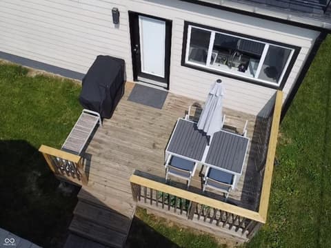 Outdoor living area at 1048 Saint Peter Street, Indianapolis, IN