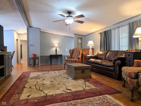 Living room at 8310 N Dog Trot Lane, Morgantown, IN