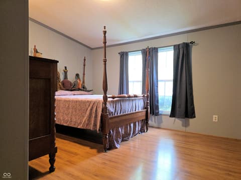 Bedroom at 8310 N Dog Trot Lane, Morgantown, IN