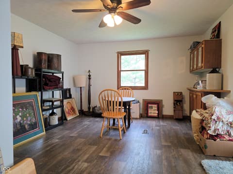 Dining room at 8310 N Dog Trot Lane, Morgantown, IN