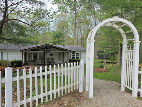 Front exterior at 8310 N Dog Trot Lane, Morgantown, IN