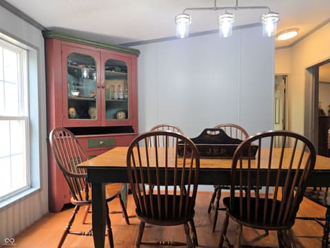 Dining room at 8310 N Dog Trot Lane, Morgantown, IN