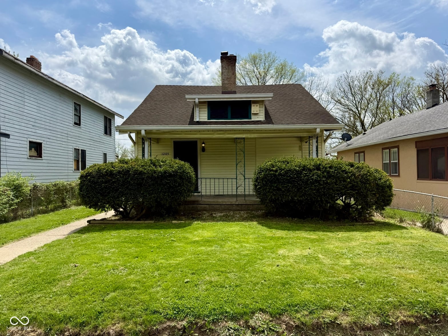 Front exterior at 1205 W 32nd Street, Indianapolis, IN