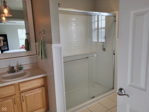 Primary bathroom at 11331 Fonthill Drive, Indianapolis, IN