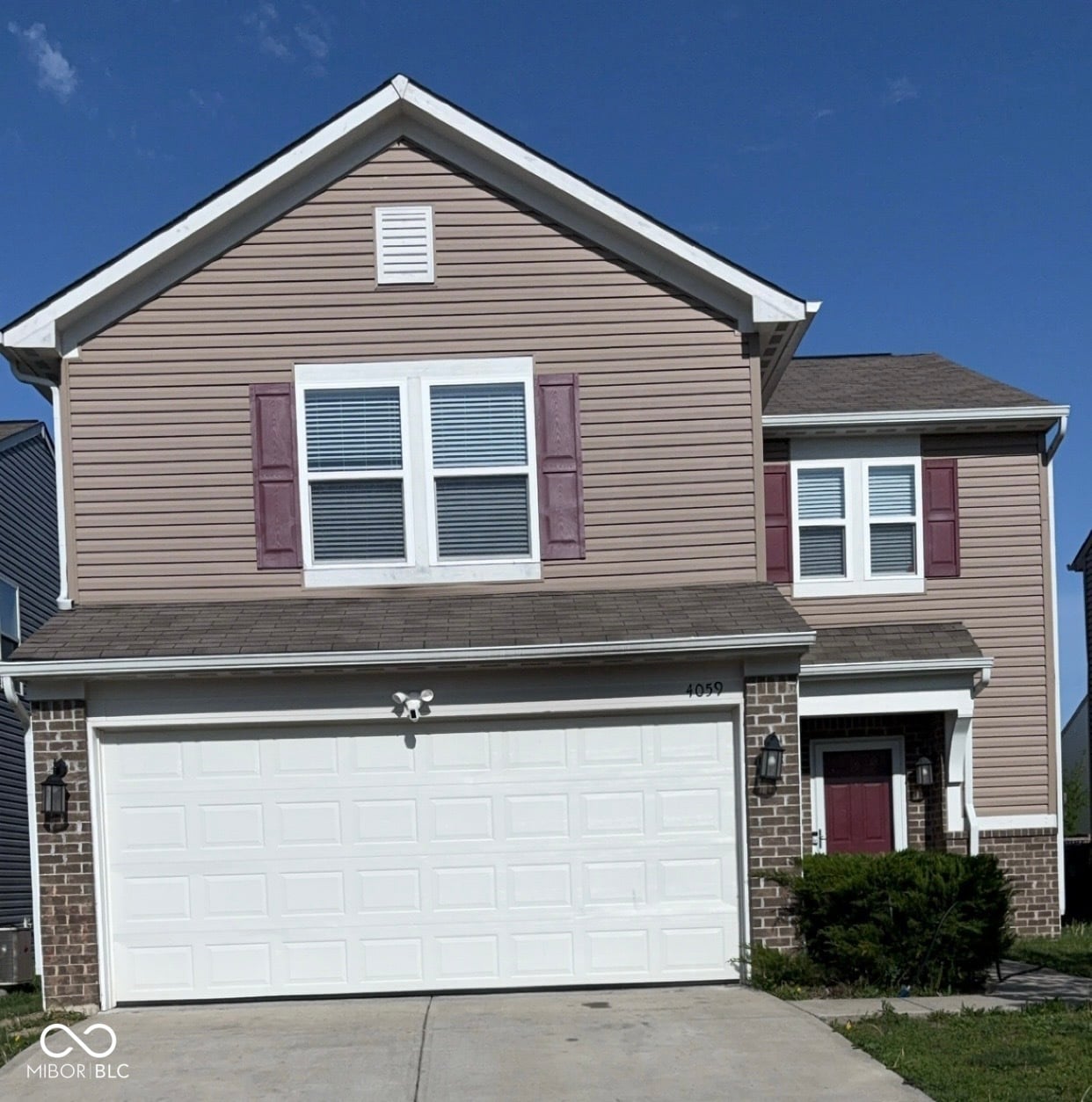 Front exterior at 4059 Tahoe Drive, Indianapolis, IN