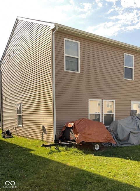 Side exterior at 4059 Tahoe Drive, Indianapolis, IN