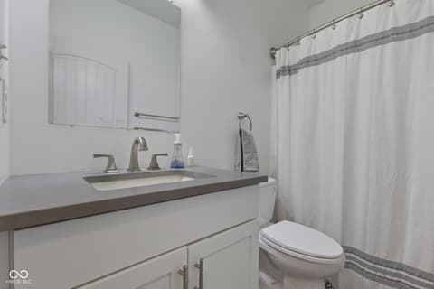 Bathroom at 7897 Hickory Ridge Lane, Mooresville, IN