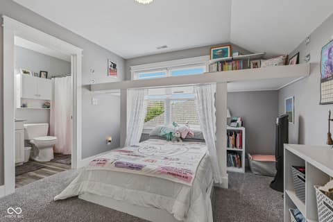 Bedroom at 7897 Hickory Ridge Lane, Mooresville, IN