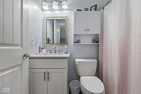 Bathroom at 7897 Hickory Ridge Lane, Mooresville, IN