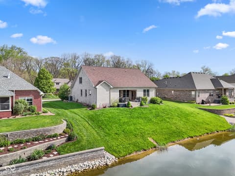 Front exterior at 7897 Hickory Ridge Lane, Mooresville, IN