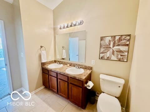 Primary bathroom at 3625 Catalpa Avenue, Indianapolis, IN