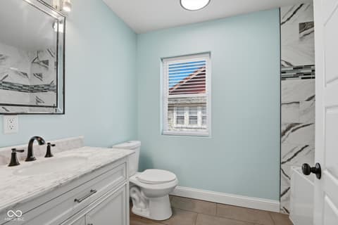 Bathroom at 3702 Manor Court, Indianapolis, IN