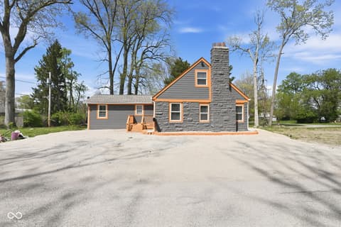 Front exterior at 3702 Manor Court, Indianapolis, IN