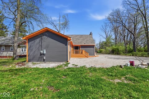 Backyard at 3702 Manor Court, Indianapolis, IN